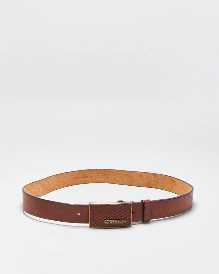 Vintage Diesel Leather Belt W34-W39