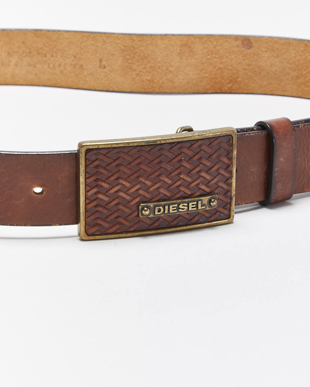 Vintage Diesel Leather Belt W34-W39