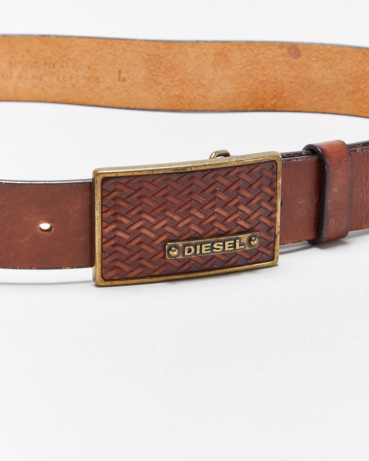 Vintage Diesel Leather Belt W34-W39