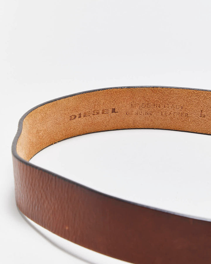 Vintage Diesel Leather Belt W34-W39