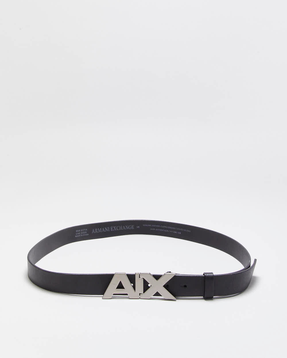 Vintage Armani Exchange Leather Belt W36-W40