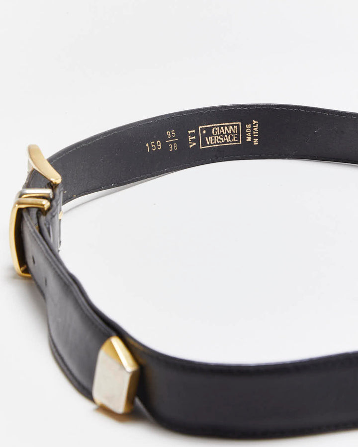 Vintage Gianni Versace Leather Belt - W35-W39