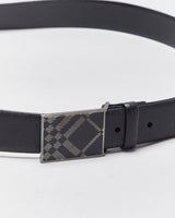 Vintage 00s Burberry Leather Belt - W36-W40
