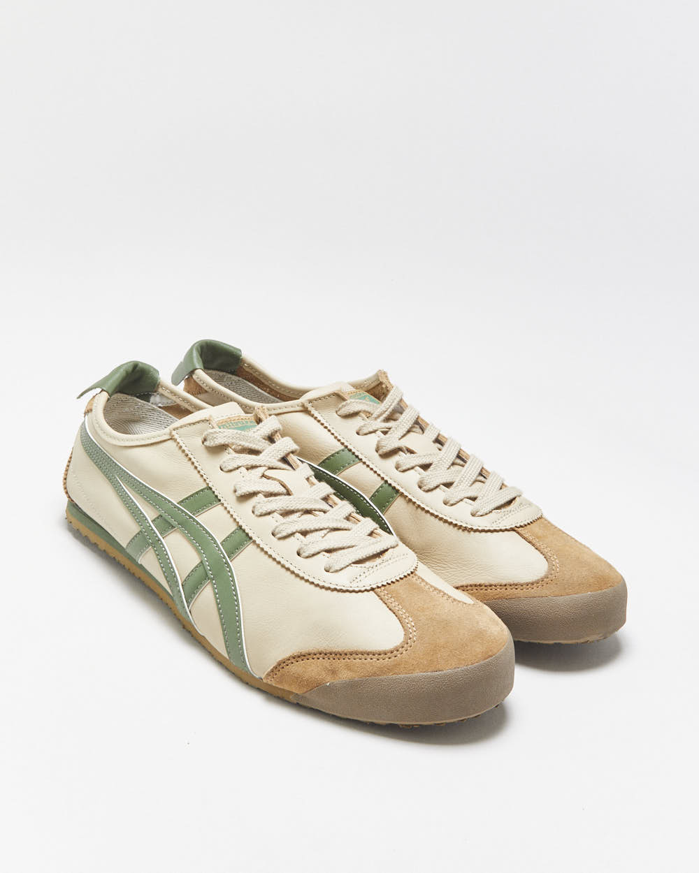 Onitsuka Tiger Mexico 66 'Beige/Grass Green' Trainers - UK11.5