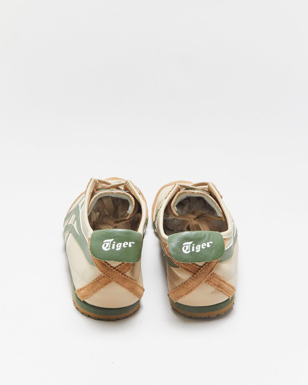 Onitsuka Tiger Mexico 66 'Beige/Grass Green' Trainers - UK11.5