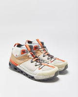 On Cloudtrax 'Chai/Ivory' Hiking Boots - UK10