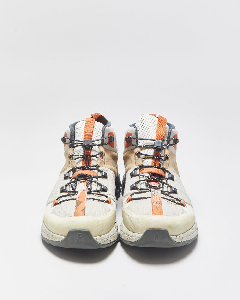 On Cloudtrax 'Chai/Ivory' Hiking Boots - UK10