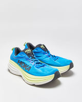 Hoka Bondi 8 'Electric Cobalt/Lettuce' Road Running Trainers - UK9