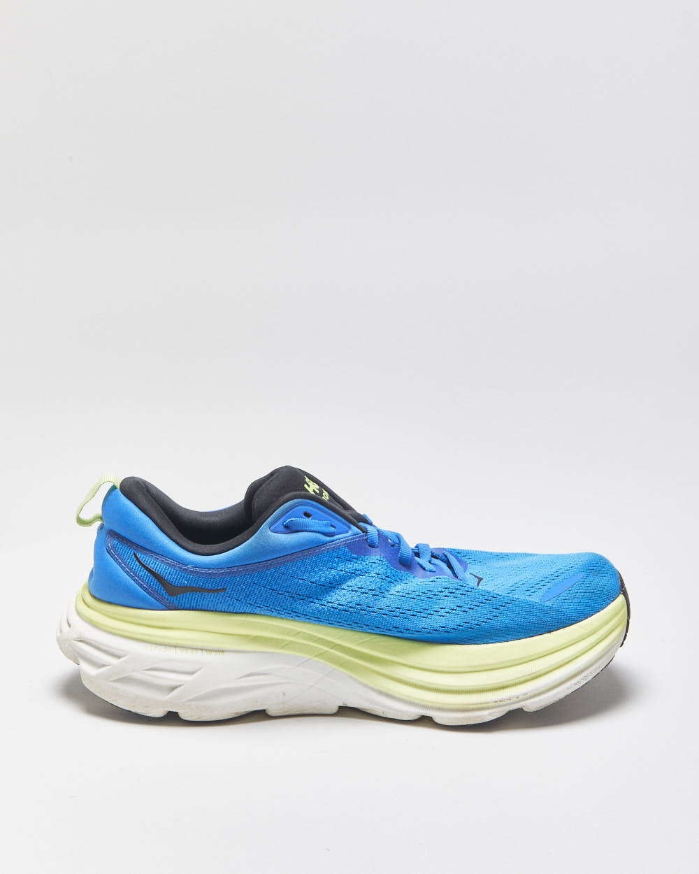 Hoka Bondi 8 'Electric Cobalt/Lettuce' Road Running Trainers - UK9
