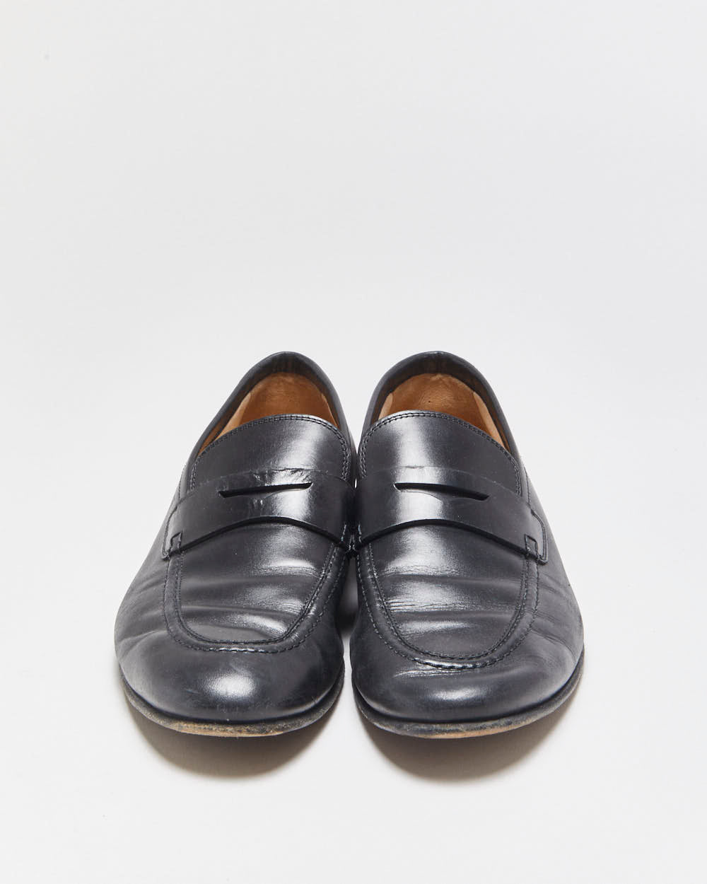 Salvatore Ferragamo Leather Penny Loafers - UK8.5