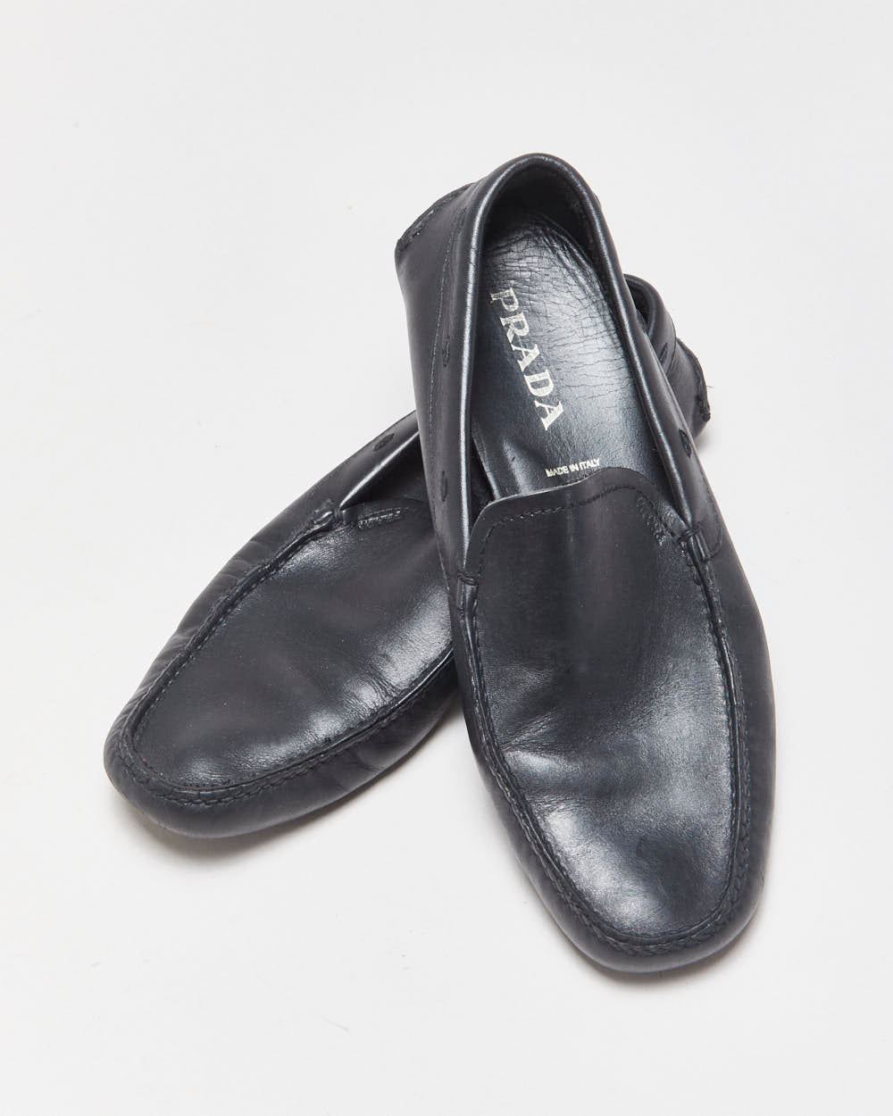 Vintage Prada Driving Moccasin Loafers - UK8