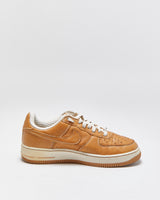 Vintage 2005 Y2K Nike Air Force 1 Low Premium Brown Maple Birch Calfskin Leather Trainers - UK7