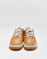 Vintage 2005 Y2K Nike Air Force 1 Low Premium Brown Maple Birch Calfskin Leather Trainers - UK7