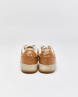 Vintage 2005 Y2K Nike Air Force 1 Low Premium Brown Maple Birch Calfskin Leather Trainers - UK7