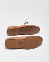 Polo Ralph Lauren Bienne Oiled Grain Leather Boat Shoes - UK10.5