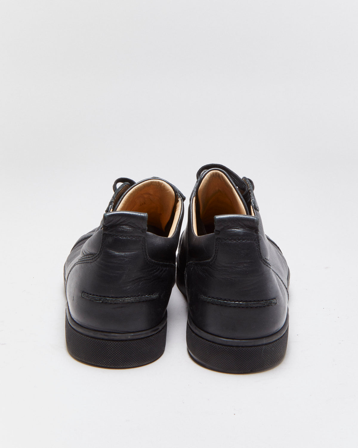 Christian Louboutin Louis Junior Calfskin Leather Trainers - UK12