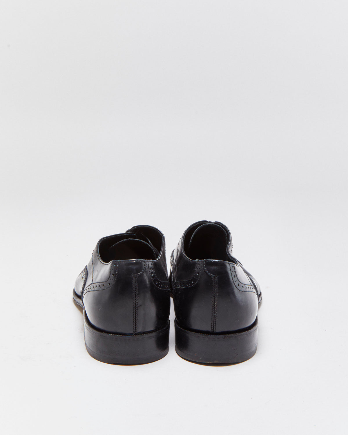 Salvatore Ferragamo Patent Leather Wingtip Oxford Brogues - UK10