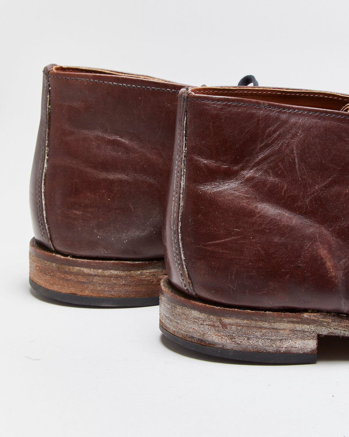 Vintage Redwing Heritage 9017 Beckman Rich Cigar Featherstone Leather Union Made In USA Chukka Boots - UK12