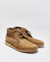 DS Redwing 3327 Olive Brown Weekender Roughout Leather Union Made In USA Chukka Boots - UK8.5