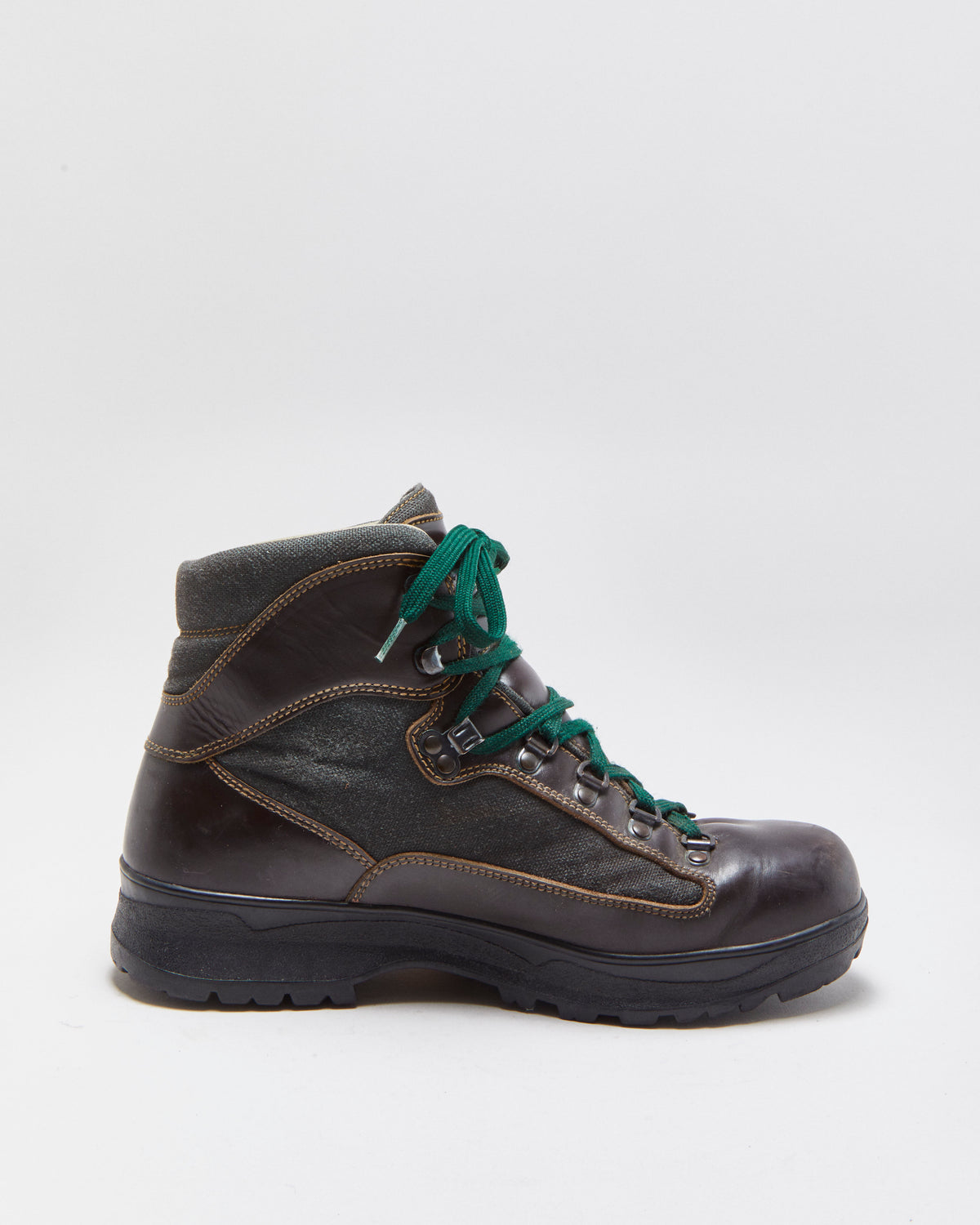 Vintage Y2K 00s L.L.Bean Cresta Gore-Tex Air 8000 Leather Canvas Vibram Hiking Boots - UK8.5