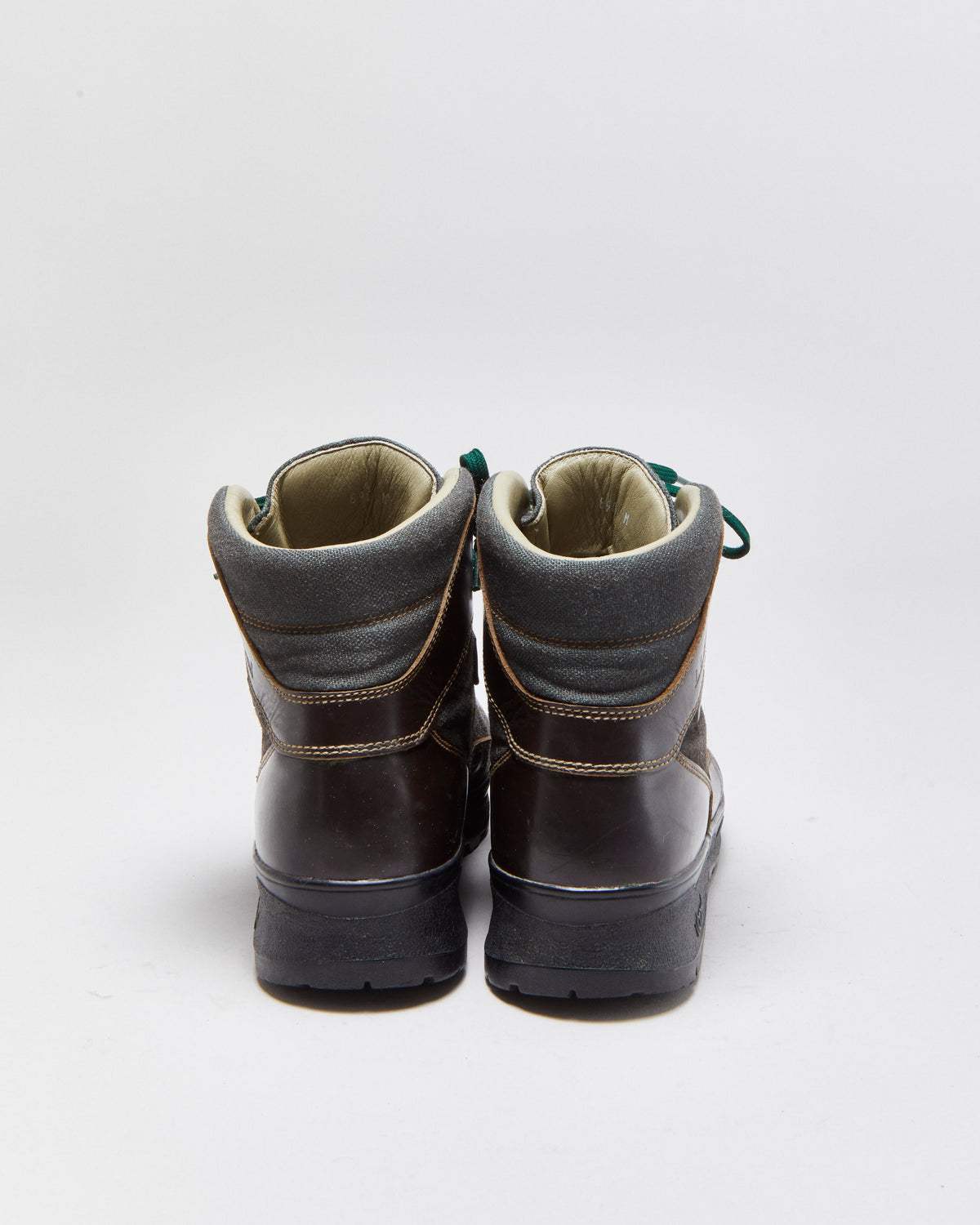 Vintage Y2K 00s L.L.Bean Cresta Gore-Tex Air 8000 Leather Canvas Vibram Hiking Boots - UK8.5