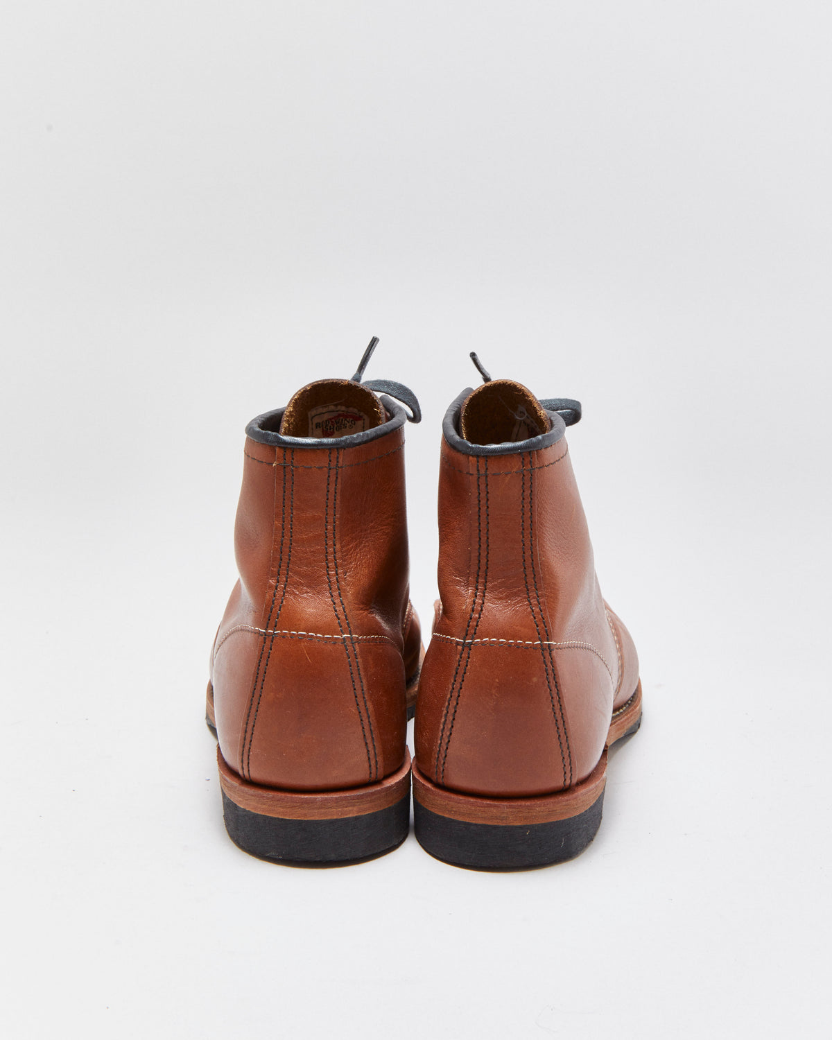 DS Redwing Heritage 9016 Beckman Cigar Featherstone Leather Union Made In USA 6" Round Toe Ankle Boots - UK8.5