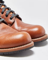 DS Redwing Heritage 9016 Beckman Cigar Featherstone Leather Union Made In USA 6" Round Toe Ankle Boots - UK8.5