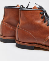 DS Redwing Heritage 9016 Beckman Cigar Featherstone Leather Union Made In USA 6" Round Toe Ankle Boots - UK8.5