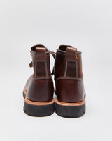 Canada West Moorby 6" Pecan Tumbled Leather Handcrafted In America Goodyear Welted Vibram Round Toe Ankle Boots - UK9
