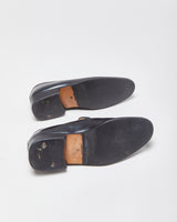 Vintage Y2K 00s Gino Rossi Leather Square Heel Tassel Loafers - UK9