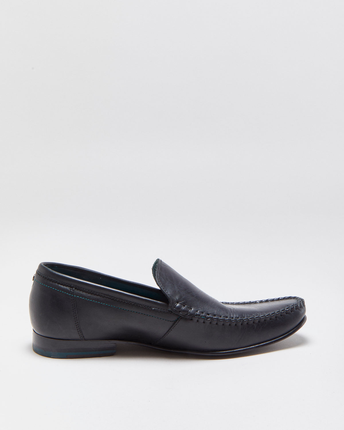 Vintage Ted Baker Simeen II Leather Slip-On Moccasin Loafers - UK9