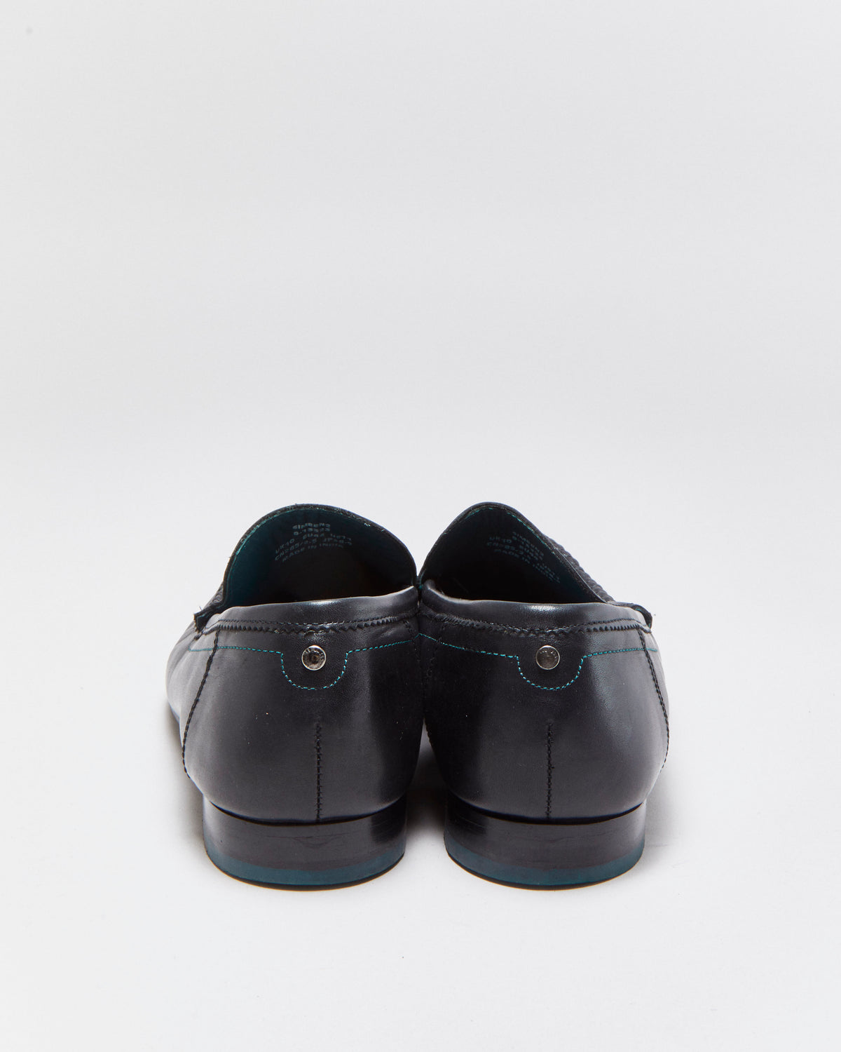 Vintage Ted Baker Simeen II Leather Slip-On Moccasin Loafers - UK9
