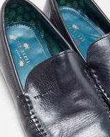 Vintage Ted Baker Simeen II Leather Slip-On Moccasin Loafers - UK9