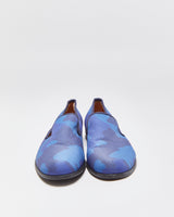 Duke &amp; Dexter Arctic Camo Coated Canvas Handmade In England Slip-On Loafers - UK9