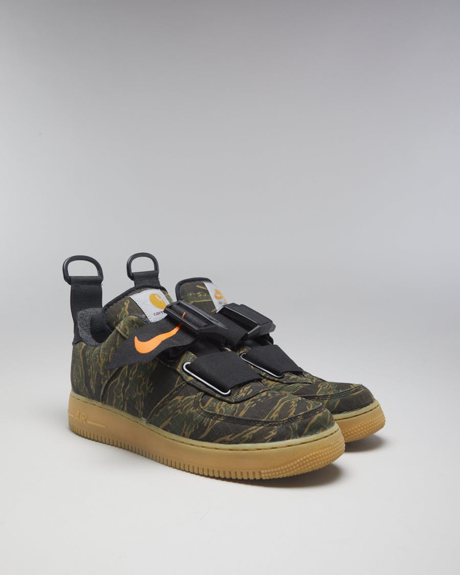 Carhartt x Nike Airforce 1 Utility Low Camo Trainers - UK9 US10