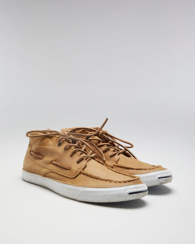 Jack Purcell x Converse Brown Leather Boat Shoes - EUR 41