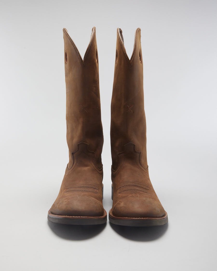 Twisted X Brown Cowboy Boots - UK 11