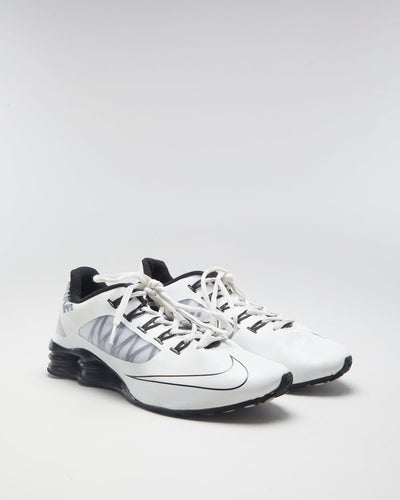 Nike Shox White Trainers - Mens UK 8.5