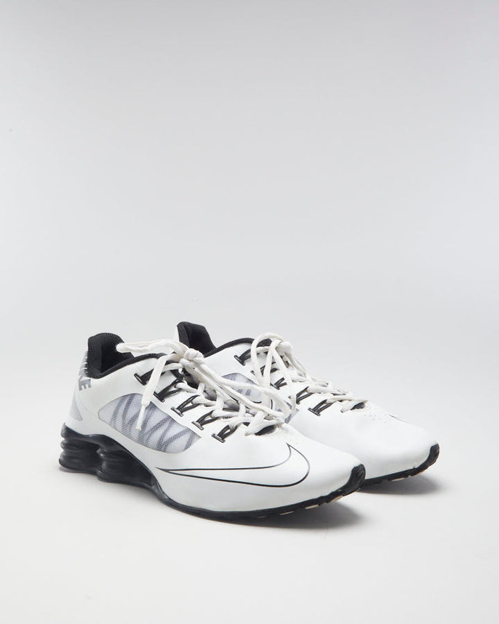Nike Shox White Trainers - Mens UK 8.5