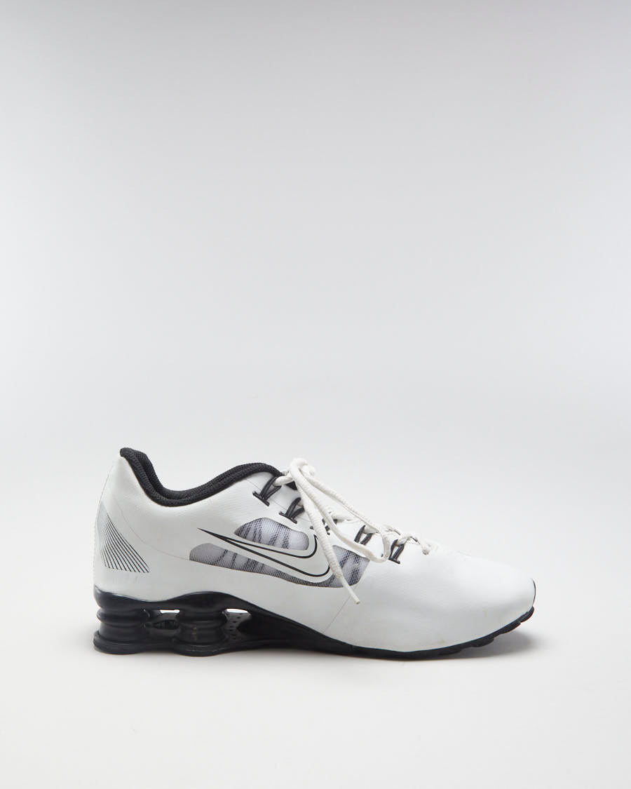 Nike Shox White Trainers - Mens UK 8.5
