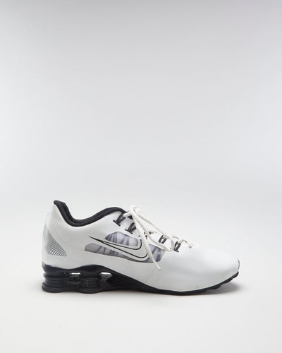 Nike Shox White Trainers - Mens UK 8.5