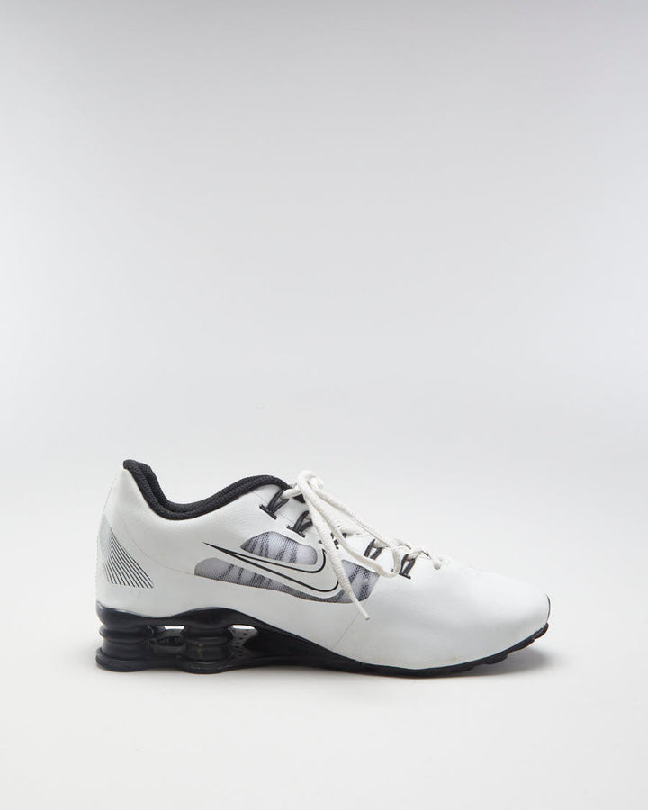 Nike Shox White Trainers - Mens UK 8.5