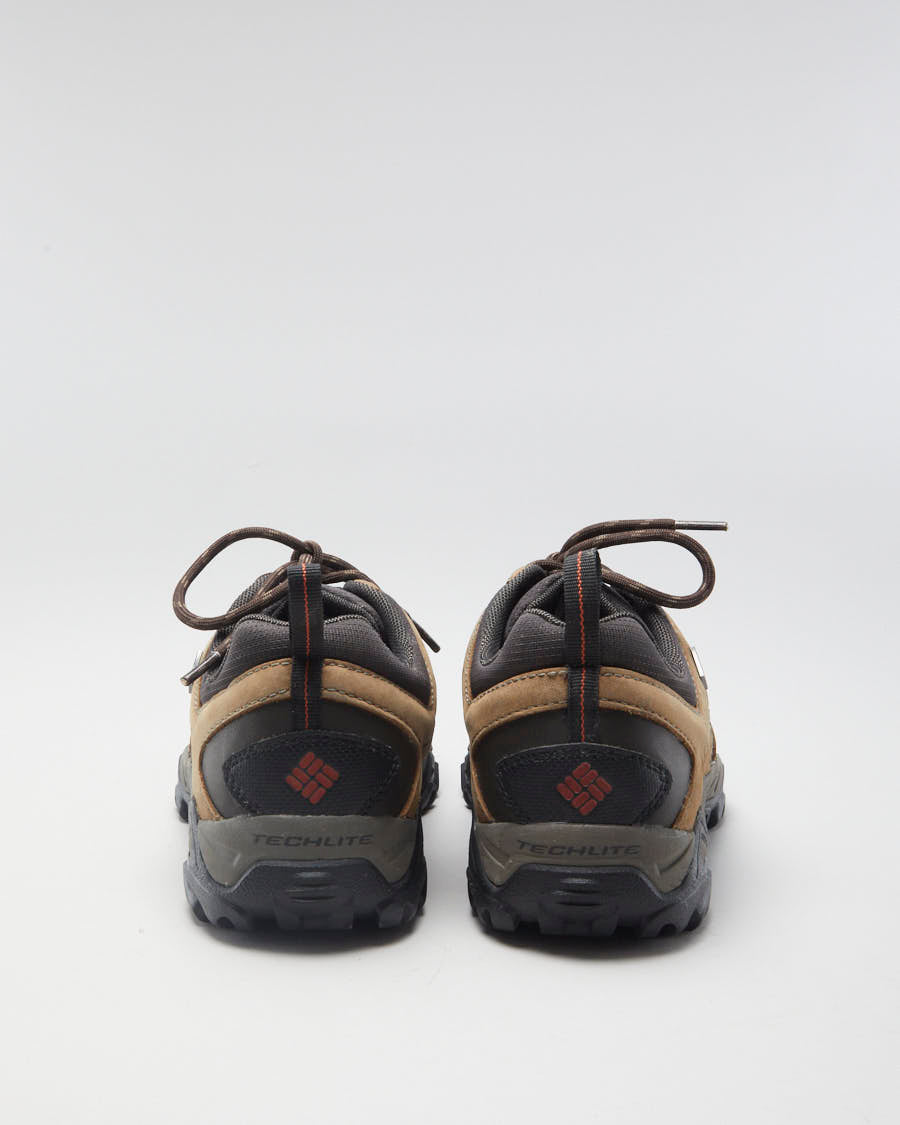 Columbia Omni-Grip Waterproof Brown Trainers - Mens UK 6