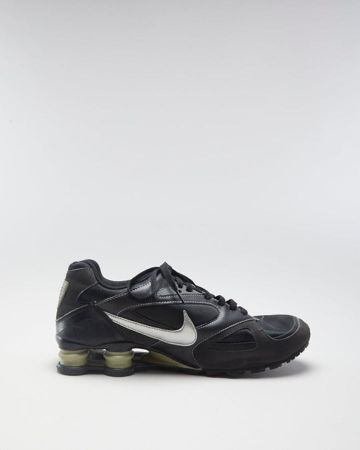 Nike Shox Black Trainers - Mens UK 8
