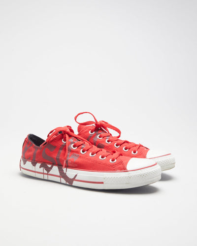 Converse Red Low Top Chuck Taylors - EUR 40