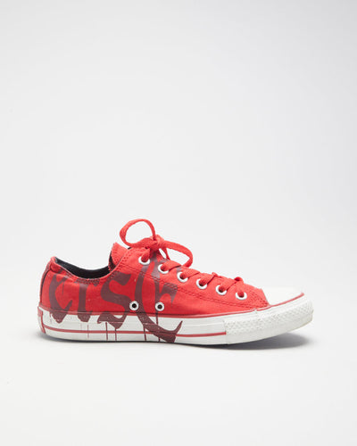 Converse Red Low Top Chuck Taylors - EUR 40