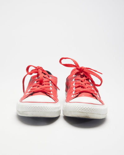 Converse Red Low Top Chuck Taylors - EUR 40