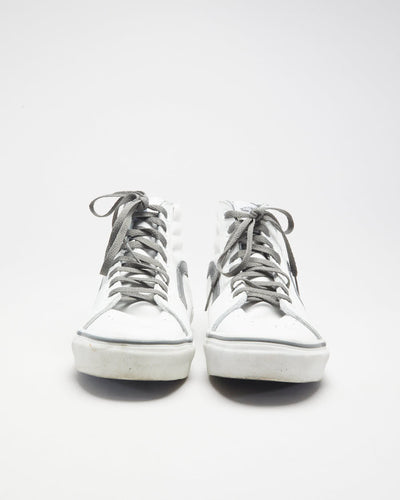 Vans x Marc Jacobs White & Grey Sk8 Hi Sneakers - US 10