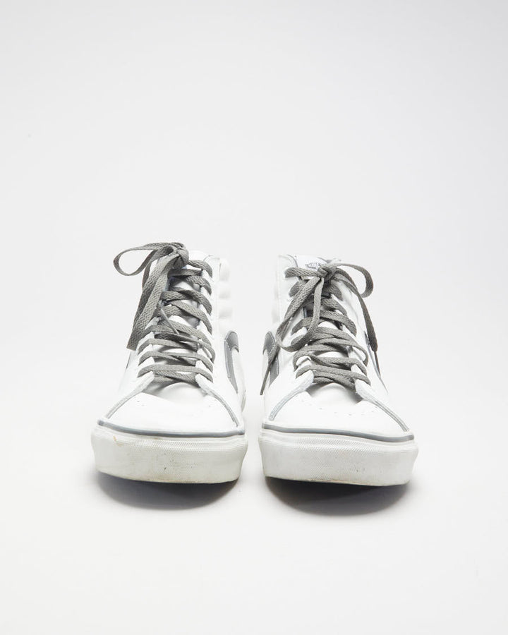Vans x Marc Jacobs White & Grey Sk8 Hi Sneakers - US 10