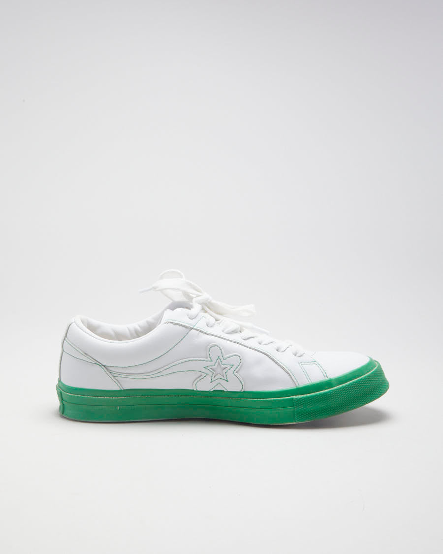 Converse x GOLF le FLEUR* One Star White & Green Sneakers - EUR 43